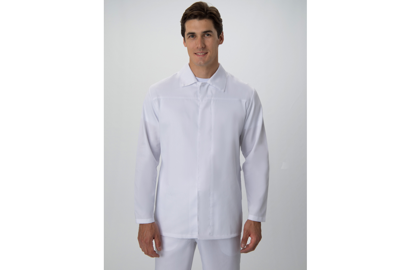 Куртка мужская ХАССП-Премиум (тк.Оптима,160), белый