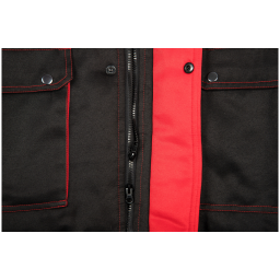 Костюм зимний Титан (тк.Смесовая,210) п/к, черный/красный