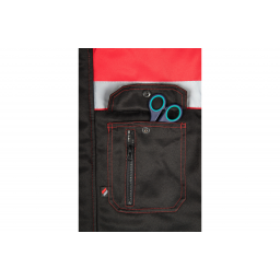 Костюм зимний Титан (тк.Смесовая,210) п/к, черный/красный