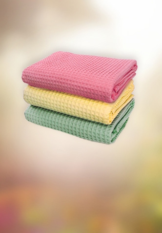 Полотенца вафельные