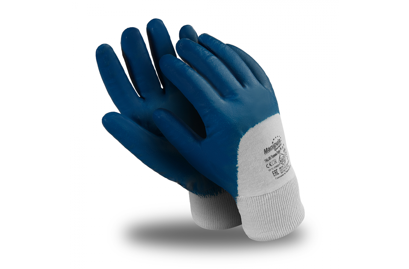 Перчатки Манипула™ Техник Лайт РЧ (интерлок+нитрил), TNL-05/MG-221