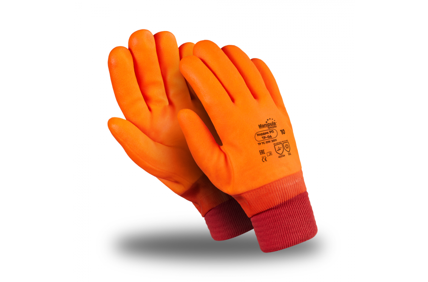 Перчатки Манипула™ Нордик РП (джерси+пенополиуретан+ПВХ), TP-06/WG-784