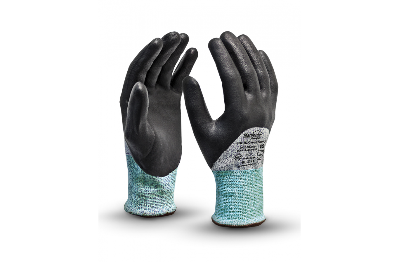 Перчатки Манипула™ Стилкат Нит 3 (Sapphire+нитрил), HРN-112/MG-421