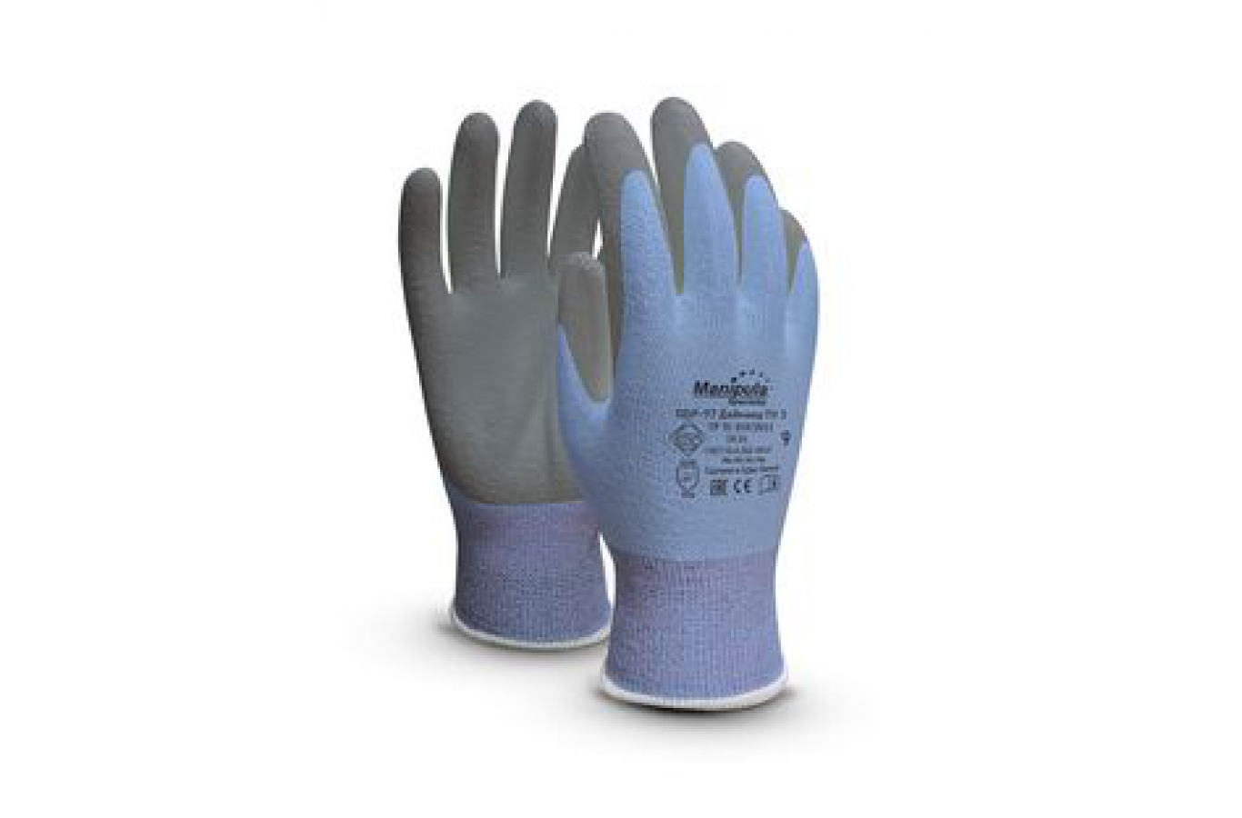 Перчатки Манипула™ Даймонд ПУ 4 (дайнема+полиуретан), DDP-96/MG-463