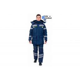 Костюм зимний PROFLINE SPECIALIST WINTER (тк.Восток-мембрана) п/к, т.синий