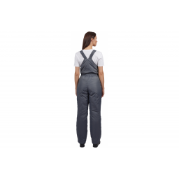 Полукомбинезон зимний женский Снежана (тк.Дюспо), т.серый