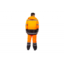 Костюм зимний Дорожник (тк.Оксфорд) брюки, оранжевый/черный