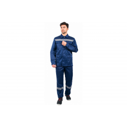 Костюм Эксперт-1 СОП (тк.Смесовая,210) брюки, т.синий