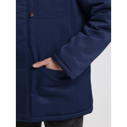 Куртка зимняя Бригада СОП (тк.Смесовая,210), т.синий/васильковый