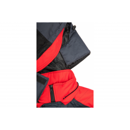 Костюм зимний Фаворит-Мега (тк.Протек, 240) п/к, черный/красный/серый