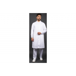 Халат мужской ХАССП-Премиум (тк.Салюс,210), белый
