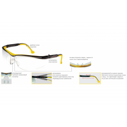 Очки открытые РОСОМЗ™ О50 MONACO super (5-3,1 PC), 15015