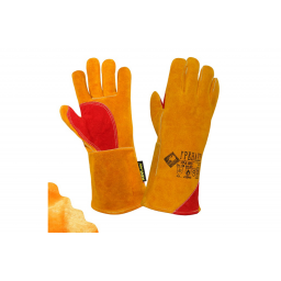 Краги спилковые ГРЕНАДЕР утепл. (иск.мех), КРА009