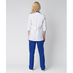 Костюм женский Лазурь (тк.ТиСи), белый/васильковый
