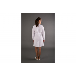 Халат женский Ирис (тк.ТиСи), белый/розовый