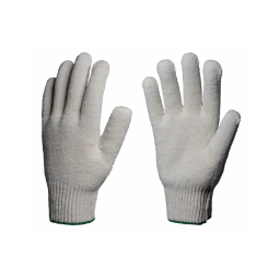 Перчатки х/б 10кл. СТАНДАРТ 30-32гр. 116текс, белые