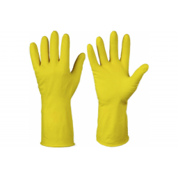 Перчатки ХОЗЯЙСТВЕННЫЕ ЛОТОС (латекс 60гр хлопковое напыление)