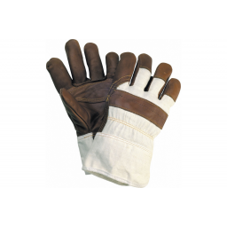 Перчатки кожаные комбинированные