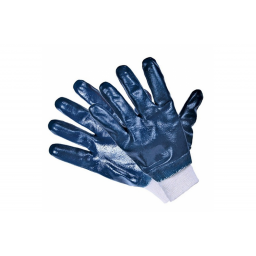 Перчатки нитриловые полный облив манжет резинка