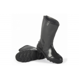 Сапоги женские ПВХ, черный