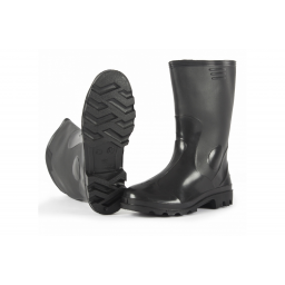 Сапоги женские ПВХ, черный