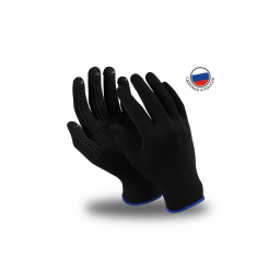 Перчатки Манипула™ Микрон Блэк ПВХ (нейлон+ПВХ), TNG-28/MG-112