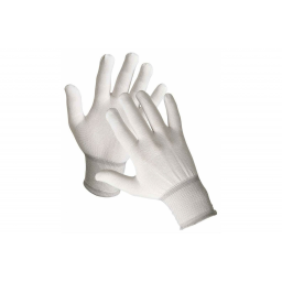 Перчатки нейлоновые, белые