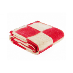 Одеяло 1,5сп п/ш (70% шерсть) Шуя клетка