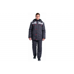 Куртка зимняя Фаворит NEW (тк.Балтекс,210), т.серый/серый