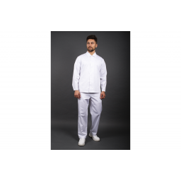 Костюм мужской ХАССП-Премиум (тк.Салюс,210), белый