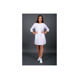 Халат женский Орхидея (тк.ТиСи), белый