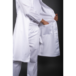 Халат мужской ХАССП-Премиум (тк.Оптима,160), белый