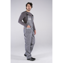 Костюм Союз-Профессионал-2 (тк.Балтекс,240) п/к, серый/св.серый/оранже