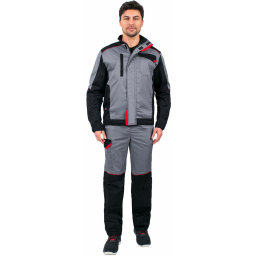 Костюм Сервис NEW (тк.Смесовая,240) п/к, серый/черный