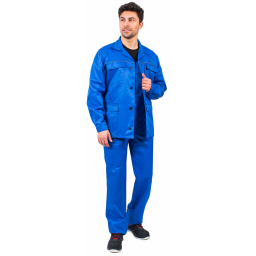 Костюм Экспертный-Люкс (тк.Смесовая,210) п/к, васильковый