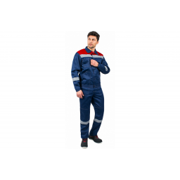 Костюм Легион-1 СОП (тк.Смесовая,210) брюки, т.синий/красный