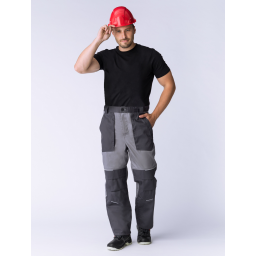 Брюки Лидер (тк.Балтекс,210), т.серый/св.серый