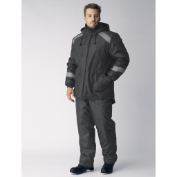 Куртка зимняя Прогресс (тк.Оксфорд), т.серый