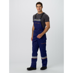 Костюм Практик СОП (тк.Смесовая,210) п/к, т.синий/черный