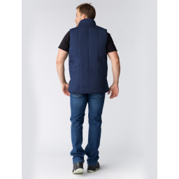 Жилет утепленный Универсальный (Смесовая, 210), темно-синий