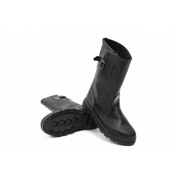 Полусапоги (иск.мех) Бортопрошивные юфть/кирза