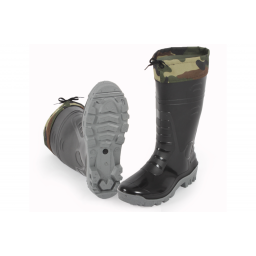 Сапоги мужские ПВХ двухкомпонентные с надставкой, черный