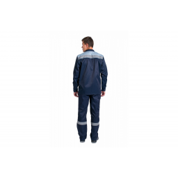 Костюм Галакт МВО (тк.Смесовая 50/50,220) п/к, т.синий/серый