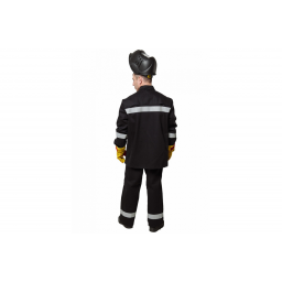 Костюм сварщика WORKER 3 кл.защиты (тк.100% хб,500) КСв №124 W, черный