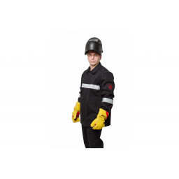 Костюм сварщика WORKER 3 кл.защиты (тк.100% хб,500) КСв №124 W, черный